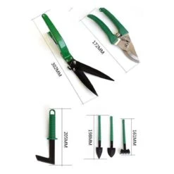 Merkloos 10-Delige Tuingereedschap Set Inclusief Opbergkoffer - Tuinierset - Tuinsetje - Gereedschap Voor Tuin - Tuinschaar - Tuinschepje - Bloemenschaar - Voegenkrabber - Plantenspuit - Grasschaar - Bloemenschep - Tuinhark -Tuin- En Buitenwinkels 1200x1200 1124