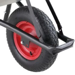 Gardebruk Kruiwagen 100L - Luchtband - 250kg Draagkracht Zilver -Tuin- En Buitenwinkels 1200x1200 1176