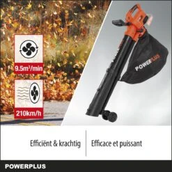 Powerplus Dual Power POWDPG75270 Bladblazer - Bladzuiger En -versnipperaar - Brushless - Blazen - Zuigen - Versnipperen - Excl. Accu En Lader - Incl. Opvangzak 45L -Tuin- En Buitenwinkels 1200x1200 1202