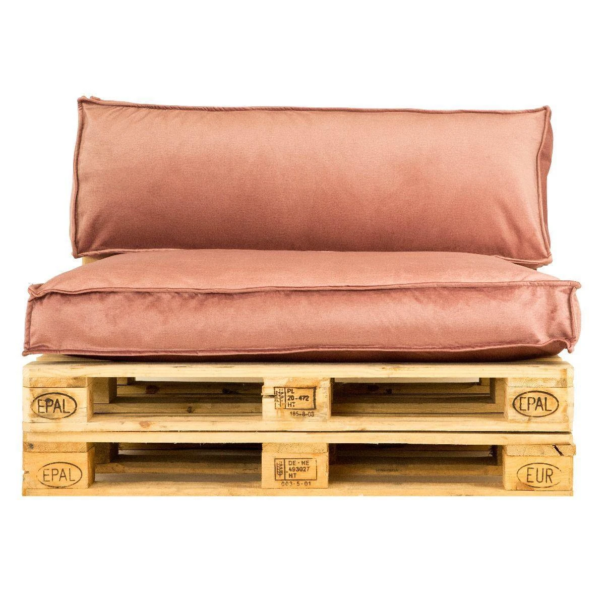 2L Home & Garden Rugkussen Velvet Oud Roze - 120 X 40cm 2 2L Home & Garden Rugkussen Velvet Oud Roze - 120 X 40cm - Afbeelding 2