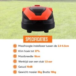 Zoef Robot Robotmaaier Betsie Met APP <1400 M2 -Tuin- En Buitenwinkels 1200x1200 1334