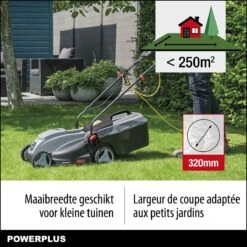 Powerplus POWEG63703 Elektrische Grasmaaier - Grasmachine Voor Kleine Tuin - 1000 W - 32cm Maaibreedte - 30L Opvangbak - Verstelbare Maaihoogte 11 Powerplus POWEG63703 Elektrische Grasmaaier - Grasmachine Voor Kleine Tuin - 1000 W - 32cm Maaibreedte - 30L Opvangbak - Verstelbare Maaihoogte -Tuin- En Buitenwinkels 1200x1200 1341