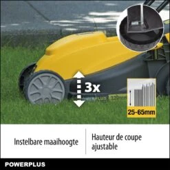 Powerplus POWXG6212T Elektrische Grasmaaier - Grasmachine Voor Kleine En Middelgrote Tuin - 1300W - Maaibreedte 320mm - Verstelbare Maaihoogte - 30L Opvangbak - Incl. Grastrimmer 250W 9 Powerplus POWXG6212T Elektrische Grasmaaier - Grasmachine Voor Kleine En Middelgrote Tuin - 1300W - Maaibreedte 320mm - Verstelbare Maaihoogte - 30L Opvangbak - Incl. Grastrimmer 250W -Tuin- En Buitenwinkels 1200x1200 1343