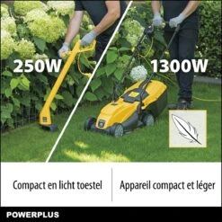 Powerplus POWXG6212T Elektrische Grasmaaier - Grasmachine Voor Kleine En Middelgrote Tuin - 1300W - Maaibreedte 320mm - Verstelbare Maaihoogte - 30L Opvangbak - Incl. Grastrimmer 250W 13 Powerplus POWXG6212T Elektrische Grasmaaier - Grasmachine Voor Kleine En Middelgrote Tuin - 1300W - Maaibreedte 320mm - Verstelbare Maaihoogte - 30L Opvangbak - Incl. Grastrimmer 250W -Tuin- En Buitenwinkels 1200x1200 1347