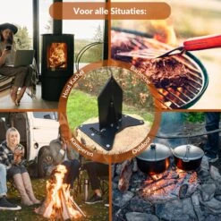 Miseru Houtklover – Geen Bijl Nodig – No Axe - Houtsplijter – Houtkliever – HANDMADE In Holland - Houtklover Voor Aanmaakhout – Metaal -Tuin- En Buitenwinkels 1200x1200 1377