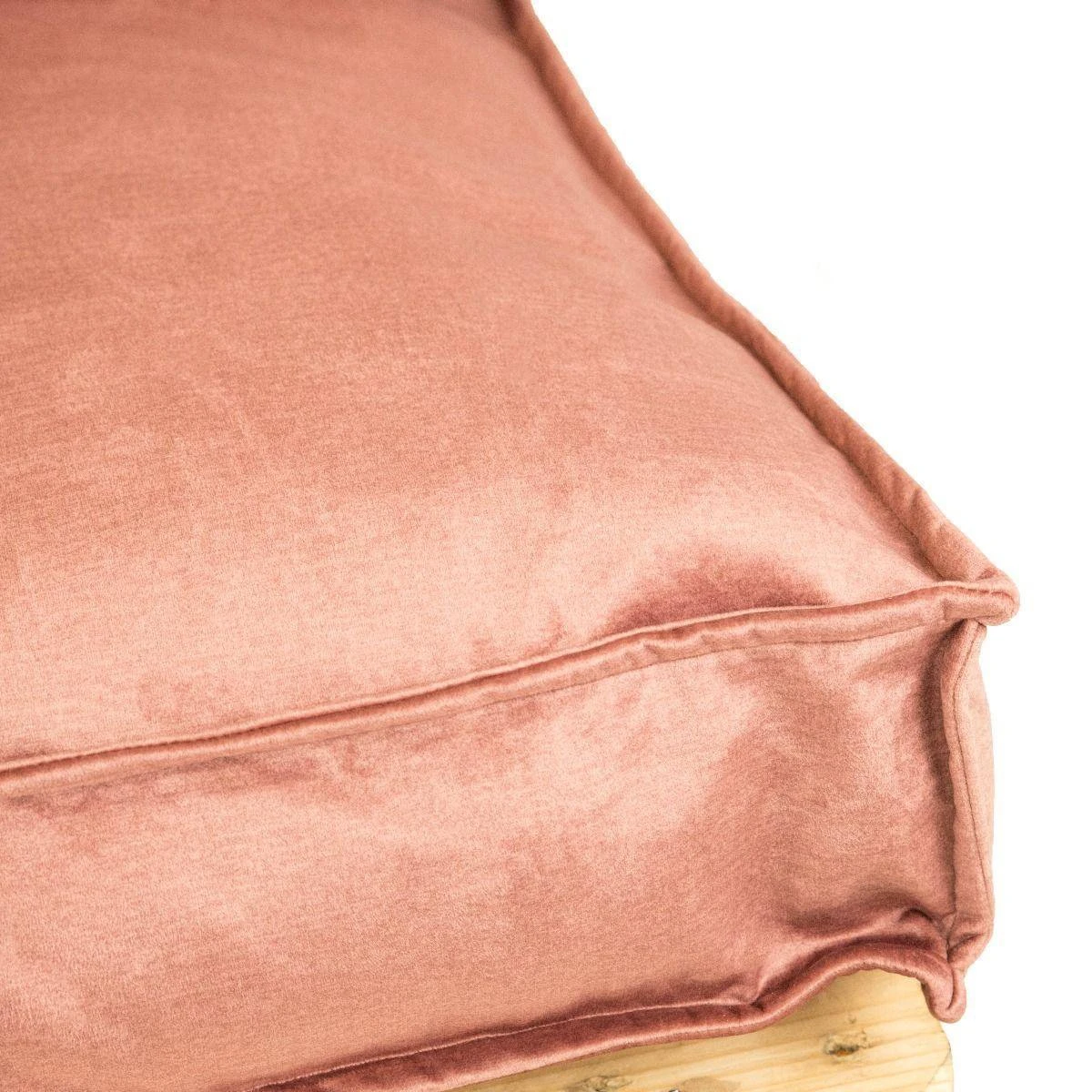 2L Home & Garden Rugkussen Velvet Oud Roze - 120 X 40cm 3 2L Home & Garden Rugkussen Velvet Oud Roze - 120 X 40cm - Afbeelding 3