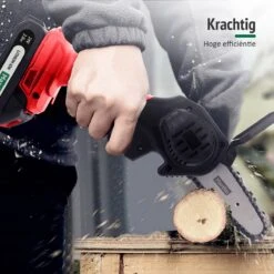 Mardin Mini Kettingzaag - Snoeizaag - Kettingzaag - Kettingzaag Electrisch Met 2 Accu - Inclusief Koffer - 1 Extra Accu - Rood -Tuin- En Buitenwinkels 1200x1200 1436