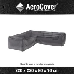 AeroCover Loungesethoes 220x220x90xH70 Cm - Antraciet -Tuin- En Buitenwinkels 1200x1200 144