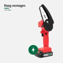 Mardin Mini Kettingzaag - Snoeizaag - Kettingzaag - Kettingzaag Electrisch Met 2 Accu - Inclusief Koffer - 1 Extra Accu - Rood -Tuin- En Buitenwinkels 1200x1200 1440