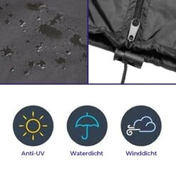 Merkloos Parasolhoes Met Rits En Trekkoord – Beschermhoes Voor Zweefparasol & Staande Parasol – Waterdicht Afdekhoes – Hoes Voor Hangparasol – Inclusief Opberghoes – Zwart - 205 Cm -Tuin- En Buitenwinkels 1200x1200 147