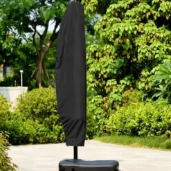 Merkloos Parasolhoes Met Rits En Trekkoord – Beschermhoes Voor Zweefparasol & Staande Parasol – Waterdicht Afdekhoes – Hoes Voor Hangparasol – Inclusief Opberghoes – Zwart - 205 Cm -Tuin- En Buitenwinkels 1200x1200 148