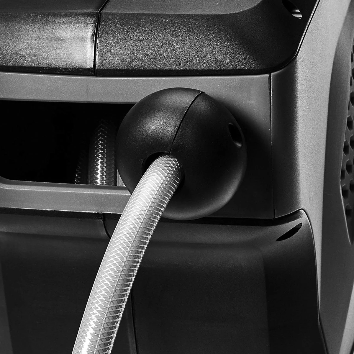 CoolHome Wandslangenbox 15 Meter + 1,5 Meter - Tuinslang Met Haspel- Slangenhouder 180° Draaibaar - Tuinslanghaspel Zwart - Grijs 2 CoolHome Wandslangenbox 15 Meter + 1,5 Meter - Tuinslang Met Haspel- Slangenhouder 180° Draaibaar - Tuinslanghaspel Zwart - Grijs - Afbeelding 2