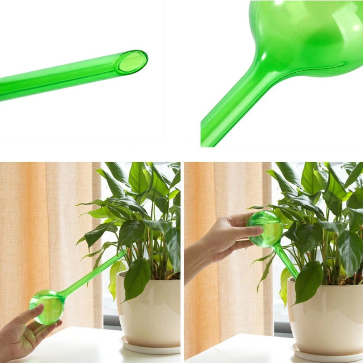 Druppelsysteem 12 Stuks Waterdruppelaar Voor Planten - Waterafgiftesysteem Voor 2 Weken - Beregening Voor Kamerplanten 3 Druppelsysteem 12 Stuks Waterdruppelaar Voor Planten - Waterafgiftesysteem Voor 2 Weken - Beregening Voor Kamerplanten - Afbeelding 3