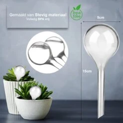 Waterdruppelaar Set Van 6 Stuks - Waterdruppelaar Voor Planten - Watergeefsysteem - Waterbol Irrigatiesysteem - Automatisch Druppelsysteem Voor Kamerplanten & Tuin - Watergever - Doorzichtig - 15cm 12 Waterdruppelaar Set Van 6 Stuks - Waterdruppelaar Voor Planten - Watergeefsysteem - Waterbol Irrigatiesysteem - Automatisch Druppelsysteem Voor Kamerplanten & Tuin - Watergever - Doorzichtig - 15cm -Tuin- En Buitenwinkels 1200x1200 1622