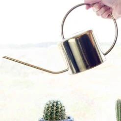 Kikkerland Vintage Gieter - Plantengieter Voor Binnen - Goud - 1,2L - Retro - Metaal -Tuin- En Buitenwinkels 1200x1200 1850