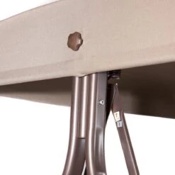 SORARA® Luxe Schommelbank Met Zonnescherm - Bruin - Zware Kwaliteit. -Tuin- En Buitenwinkels 1200x1200 187