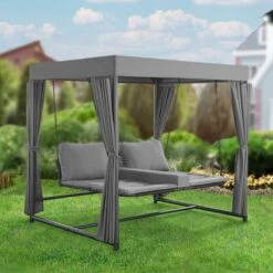 Schommelbank / Ligbank Kassandra - Donkergrijs -Tuin- En Buitenwinkels 1200x1200 202
