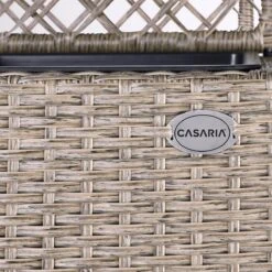 Casaria Polyrattan Bloembak – 3 Bakken Klimophek - Crème -Tuin- En Buitenwinkels 1200x1200 2044