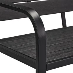 Relaxdays Tuinbank Met Kussen - 2 Zits Buitenbank Metaal - Balkonbank Kunststof - Voortuin -Tuin- En Buitenwinkels 1200x1200 227