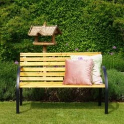 Dutcc 41142 - Tuinbank - Woodstock - 120 Cm – Zwart -Tuin- En Buitenwinkels 1200x1200 238