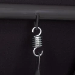 Springos Schommelbank | Linda-Schommel | 3-zits | Waterafstotend | Inclusief 2 Kussens | Verstelbare Luifel | 162 X 200 X 120 Cm | Zwart -Tuin- En Buitenwinkels 1200x1200 250