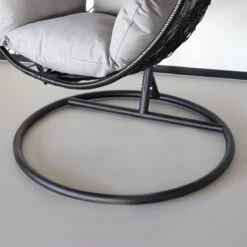 Egg Hangstoel Roundabout Zwart -Tuin- En Buitenwinkels 1200x1200 340