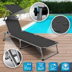 Sens Design Zonnebed - Ligbed Inklapbaar Met Zonneklep - Grijs 10 Sens Design Zonnebed - Ligbed Inklapbaar Met Zonneklep - Grijs -Tuin- En Buitenwinkels 1200x1200 372