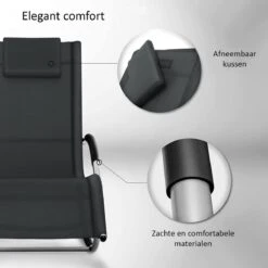 Sens Design Zonnebed - Ligbed - Weerbestendig - Antraciet -Tuin- En Buitenwinkels 1200x1200 398