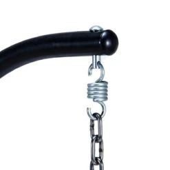 Merkloos Hangstoel Norway - Zwart Wicker & Touw Luxe Egg Hangstoel Met Dikke Antraciete Kussens Met Frame - Inklapbare Basket -Tuin- En Buitenwinkels 1200x1200 419