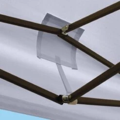 LifeGoods Partytent - 3x3 M - Easy Up - Opvouwbaar - Waterdicht - Draagtas Met Wieltjes - Donkergrijs -Tuin- En Buitenwinkels 1200x1200 5