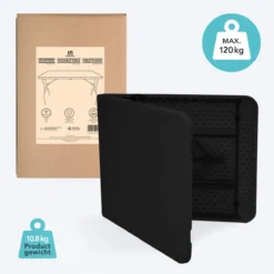 LifeGoods Klaptafel - Inklapbaar - 70x180cm - Verstelbare Vouwtafel - Weerbestendig - Zwart -Tuin- En Buitenwinkels 1200x1200 516