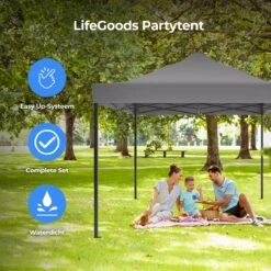 LifeGoods Partytent - 3x4.5 M - Zijwanden - Easy Up - Opvouwbaar - Waterdicht - Draagtas Met Wieltjes - Donkergrijs 14 LifeGoods Partytent - 3x4.5 M - Zijwanden - Easy Up - Opvouwbaar - Waterdicht - Draagtas Met Wieltjes - Donkergrijs -Tuin- En Buitenwinkels 1200x1200 53