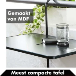 Balkontafel Inklapbaar – Zwart – 60 X 60 X 70 Cm – Hout Balkontafeltje Hangend Balkonbar Balkontafels Opklapbaar Hangtafel Balcony Table – Ophangbaar Voor Aan Het Balkon – Vouwtafel Wandtafel Inklapbare Tafel – Bijzettafel – Buiten Tafeltje Klaptafel -Tuin- En Buitenwinkels 1200x1200 545