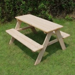 MaxxGarden Kinder Picknicktafel - 90x79x50cm - Hout -Tuin- En Buitenwinkels 1200x1200 552