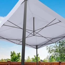 LifeGoods Partytent - 3x3 M - Easy Up - Opvouwbaar - Waterdicht - Draagtas Met Wieltjes - Donkergrijs -Tuin- En Buitenwinkels 1200x1200 6