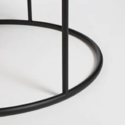 Mica Decorations Leandro Bijzettafel - Set Van 2 - H45 X Ø45 Cm - Zwart -Tuin- En Buitenwinkels 1200x1200 619