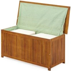 Casaria Opbergbox Acacia Hout – Weerbestendig 115cm - Bruin 15 Casaria Opbergbox Acacia Hout – Weerbestendig 115cm - Bruin -Tuin- En Buitenwinkels 1200x1200 643