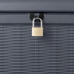 Keter - Borneo Opbergbox - 416 Liter - 129.5 X 62.5 X 70 Cm - Antraciet -Tuin- En Buitenwinkels 1200x1200 649