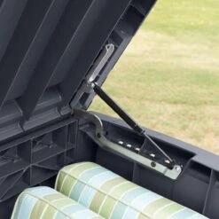 Keter - Borneo Opbergbox - 416 Liter - 129.5 X 62.5 X 70 Cm - Antraciet -Tuin- En Buitenwinkels 1200x1200 650