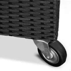 Casaria Wicker Opbergbox - Waterdicht 121,5cm Met Wielen - Grijs -Tuin- En Buitenwinkels 1200x1200 667