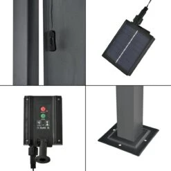 Pergola Fortaleza Tuinpaviljoen Met LED Verlichting 3x3 M Donkergrijs 10 Pergola Fortaleza Tuinpaviljoen Met LED Verlichting 3x3 M Donkergrijs -Tuin- En Buitenwinkels 1200x1200 674