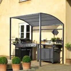 Merkloos Barbecue Overkapping Afm. 233 X 145 Cm Zwart -Tuin- En Buitenwinkels 1200x1200 713