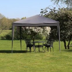 Ambiance Easy-up Partytent - 3x3m - Opvouwbaar - Grijs -Tuin- En Buitenwinkels 1200x1200 715