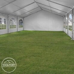 Hoogwaardige Partytent 3x6 M Van 240 G/m² PE Zeil Tuintent Feesttent Waterdicht In Wit -Tuin- En Buitenwinkels 1200x1200 741