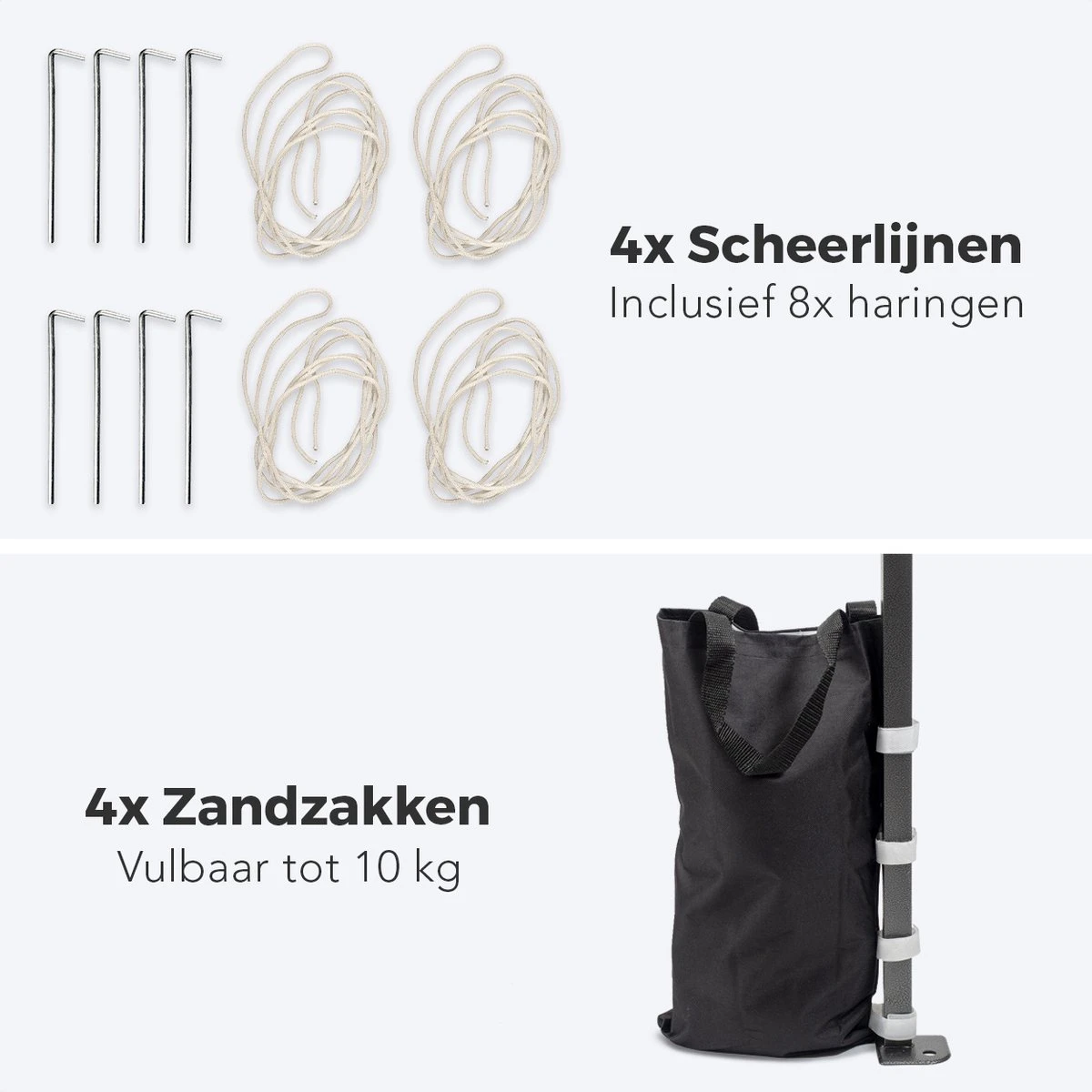 LifeGoods Partytent - 3x3 M - Zijwanden - Easy Up - Opvouwbaar - Waterdicht - Draagtas Met Wieltjes - Donkerblauw 9 LifeGoods Partytent - 3x3 M - Zijwanden - Easy Up - Opvouwbaar - Waterdicht - Draagtas Met Wieltjes - Donkerblauw - Afbeelding 9