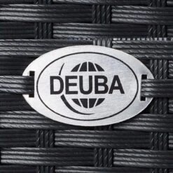 Casaria Tuinbank Polyrattan – 2 Zitter Incl. Tafel & Kussens – Zwart -Tuin- En Buitenwinkels 1200x1200 855