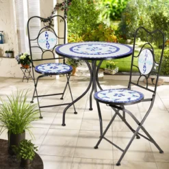 Merkloos Mozaïek Bistroset Neptun - 3-delig -Tuin- En Buitenwinkels 1200x1200 885