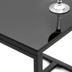 Songmics Tuinmeubelset, 3-delige Set, Van Polyrotan, Voor Outdoor, Terras, Balkon, Tuin, Eenvoudige Montage, Bijzettafel En 2 Stoelen, Zwart-beige -Tuin- En Buitenwinkels 1200x1200 891