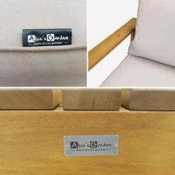 Alice's Garden Loungeset Mendoza - Acacia - 5 Plaatsen - Beige -Tuin- En Buitenwinkels 1200x1200 929