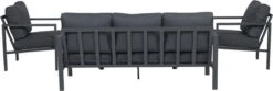 Garden Impressions Durban Loungeset - 4-delig - Zwart -Tuin- En Buitenwinkels 1200x402
